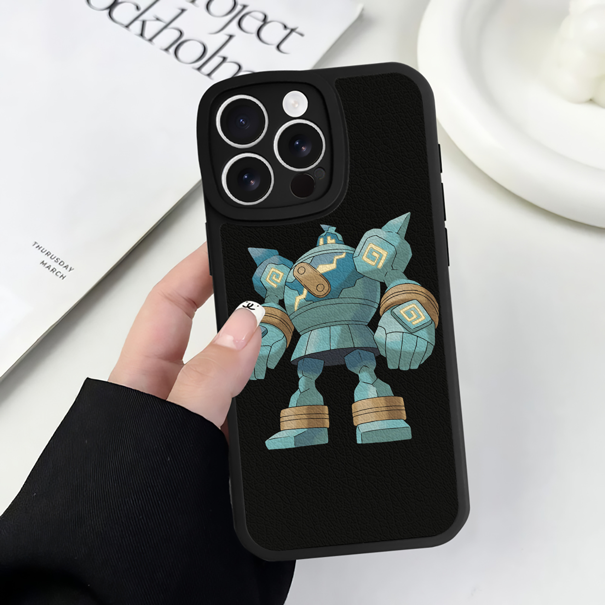 （画像用） ポケットモンスター Pokémon 【iPhone 16シリーズ対応】シリコンスマホケース（レザー調） 材質：シリコン